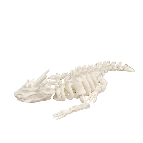 3D printed movable Dragon skeleton