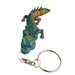 Buy multicolor-10 3D printed movable Dragon keyring