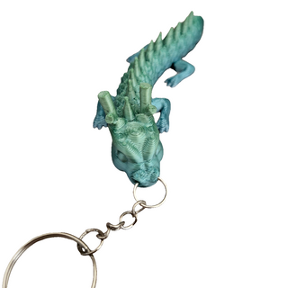 Buy multicolor-9 3D printed movable Dragon keyring