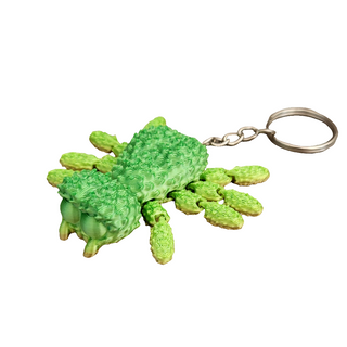 Buy multicolor-3 3D printed movable Spider keyring