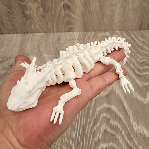 3D printed movable Dragon skeleton