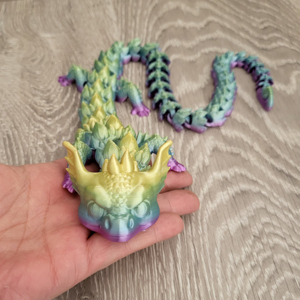 3D printed movable large Dragon