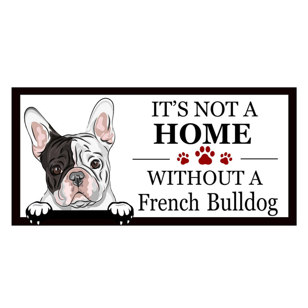 Wooden Home plaque with dog breed name