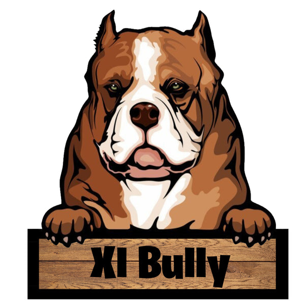 Wooden plaques with dog breed name