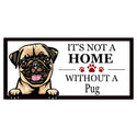 Wooden Home plaque with dog breed name