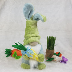 Easter bunny Gnome with carrot