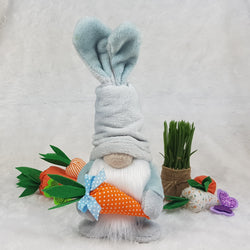 Easter bunny Gnome with carrot