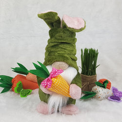 Easter bunny Gnome with carrot