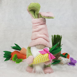 Easter bunny Gnome with carrot