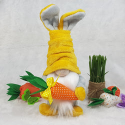 Easter bunny Gnome with carrot