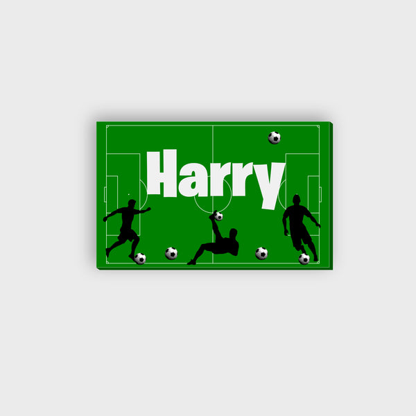 Football door plaque with name