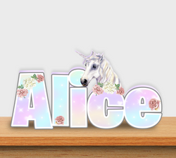 Unicorn freestanding name